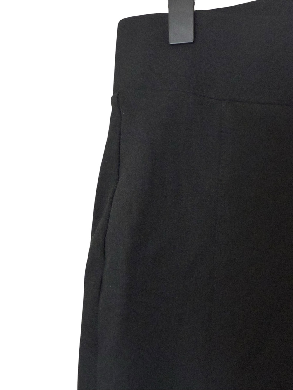 Thalia Sodi | Black sleek crochet trim skinny leggings pants size medium - Picture 7 of 13